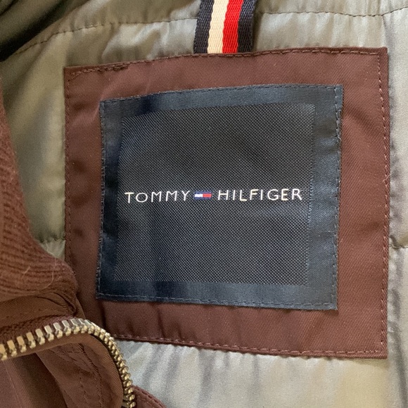 NWOT Tommy Hilfiger Men’s Chocolate Brown  Bomber Jacket Size Large - Picture 5 of 10